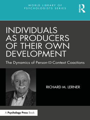 cover image of Individuals as Producers of Their Own Development